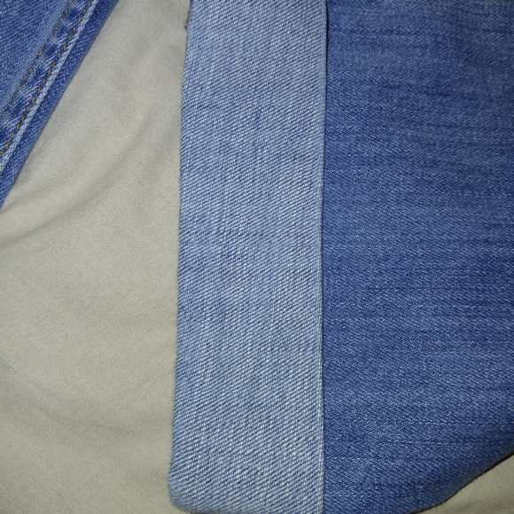 Hudson Jeans Classic Blue Straight Cuffed Leg Denim - Picture 11 of 13